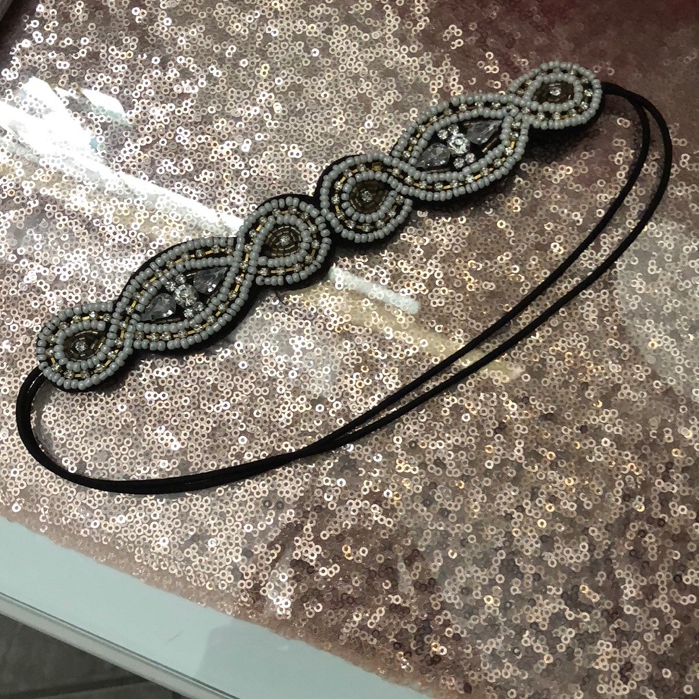 Beaded hair piece/ headband